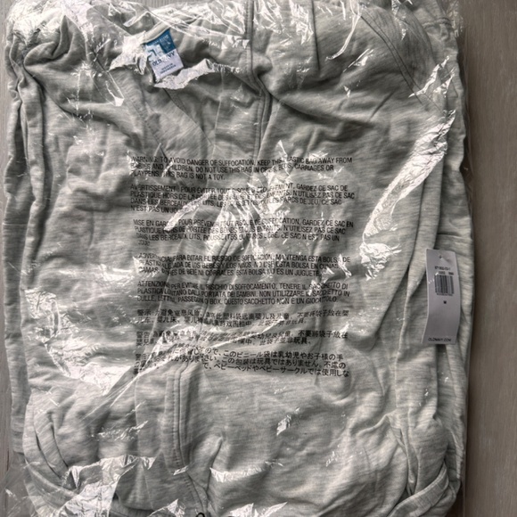 Sold Out Old Navy Sunday Sleep Heathered Rib-Knit Tie-Belt Robe M NEW - Picture 3 of 6